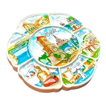 Belek Themed Polyester Printed Fridge Magnet - 17
