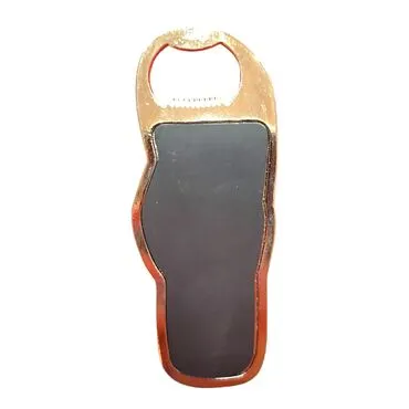 Istanbul Themed Slipper Shaped Metal Magnetic Bottle Opener 110x45 mm - 3