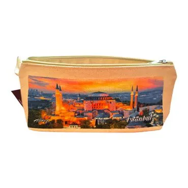Toptan İstanbul Temalı Myros Kanvas Kalemli̇k 90*220*45 Mm  - 4