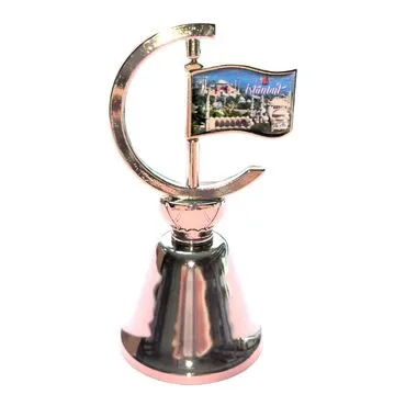 Toptan İstanbul Temalı Myros Bayrak Çan 44*96 Mm - 2