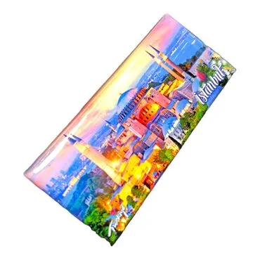 Toptan İstanbul Temalı Panaromik Myros Magnet 85x35 mm - 2