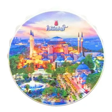 Istanbul Themed Customised Uv Printed Bottle Cap Shaped Plastic Base  Bottle Opener  63x15 mm - 8