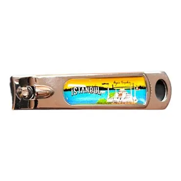 Istanbul Themed Customised Metal Epoxy Nail Clipper 56x13x13 mm - 6