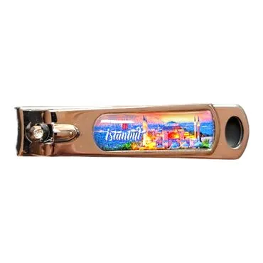 Istanbul Themed Customised Metal Epoxy Nail Clipper 56x13x13 mm - 7