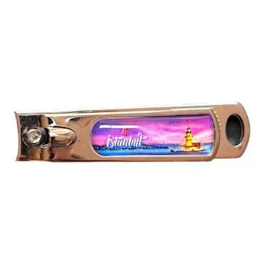 Istanbul Themed Customised Metal Epoxy Nail Clipper 56x13x13 mm - 8