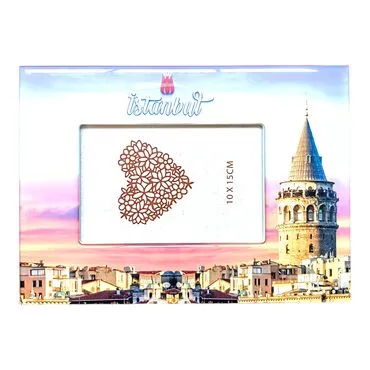 Istanbul Themed Epoxy Photo Frame Travel Souvenir 13x18 Cm - 4