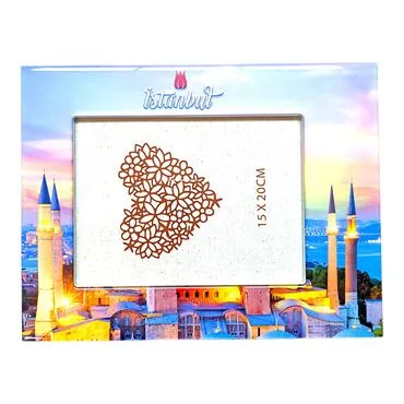 Istanbul Themed Epoxy Photo Frame Travel Souvenir 15x20 Cm - 7