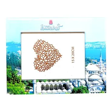 Istanbul Themed Epoxy Photo Frame Travel Souvenir 15x20 Cm - 8