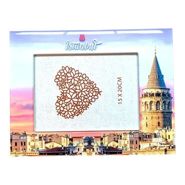 Istanbul Themed Epoxy Photo Frame Travel Souvenir 15x20 Cm - 9