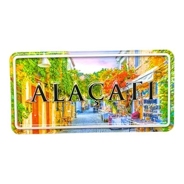 Alacati Themed Embossed Pvc Oppression Fridge Magnet - 8