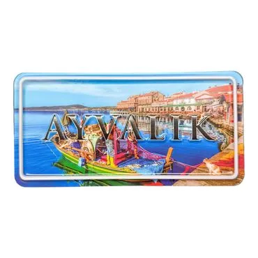 Ayvalik Themed Embossed Pvc Oppression Fridge Magnet - 6