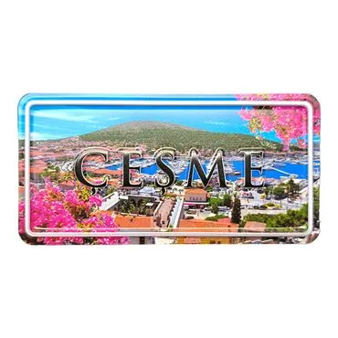 Cesme Themed Embossed Pvc Oppression Fridge Magnet - 7