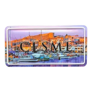 Cesme Themed Embossed Pvc Oppression Fridge Magnet - 8