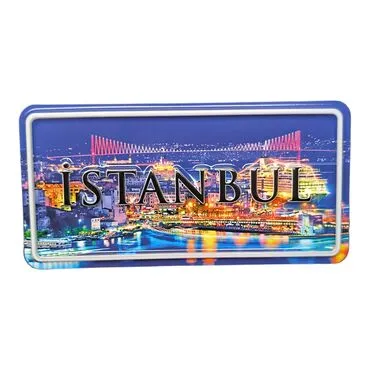 Toptan İstanbul Temalı Kabartmalı Pvc Baskı Magnet - 22