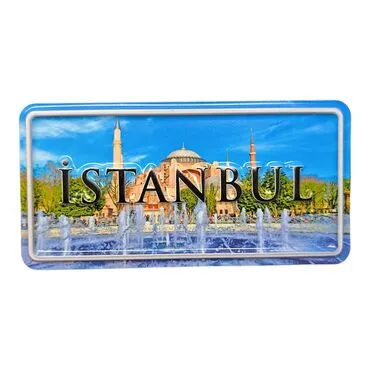 Toptan İstanbul Temalı Kabartmalı Pvc Baskı Magnet - 23
