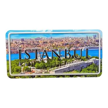 Toptan İstanbul Temalı Kabartmalı Pvc Baskı Magnet - 24