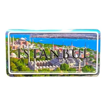 Toptan İstanbul Temalı Kabartmalı Pvc Baskı Magnet - 26