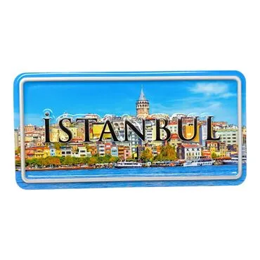 Toptan İstanbul Temalı Kabartmalı Pvc Baskı Magnet - 27