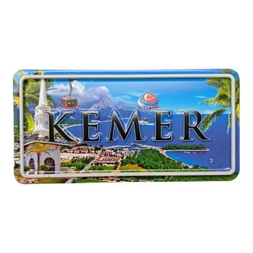 Kemer Themed Embossed Pvc Oppression Fridge Magnet - 16