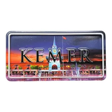 Kemer Themed Embossed Pvc Oppression Fridge Magnet - 17