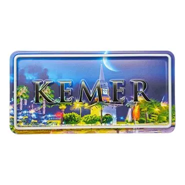 Kemer Themed Embossed Pvc Oppression Fridge Magnet - 18