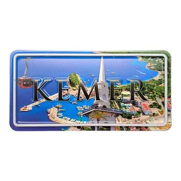 Kemer Themed Embossed Pvc Oppression Fridge Magnet - 19