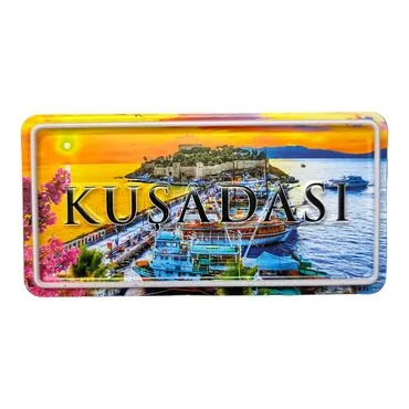 Toptan Kuşadası Temalı Kabartmalı Pvc Baskı Magnet - 18