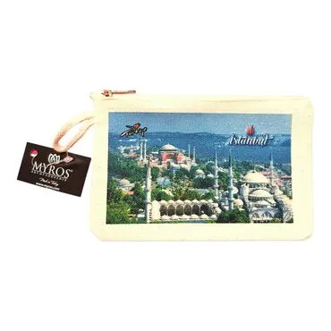 Istanbul Themed Canvas Purse - 3