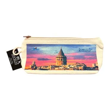 Toptan İstanbul Temalı Myros Kanvas Kalemli̇k 90*220*45 Mm  - 10
