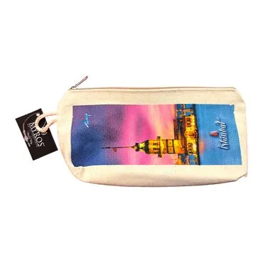Toptan İstanbul Temalı Myros Kanvas Kalemli̇k 90*220*45 Mm  - 11