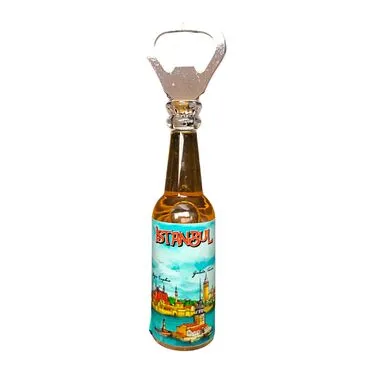 Toptan İstanbul Temalı Myros Şi̇şe Açacak Magnet  - 10