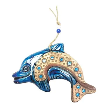 Fish Themed Nautical Ceramics Second Size Wall Hanging - 5