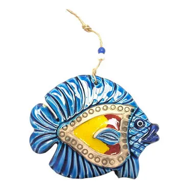 Fish Themed Nautical Ceramics Second Size Wall Hanging - 11