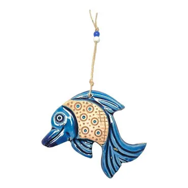 Fish Themed Nautical Ceramics Second Size Wall Hanging - 12