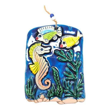 Submarine Themed Nautical Ceramics Third Size Wall Hanging - 3
