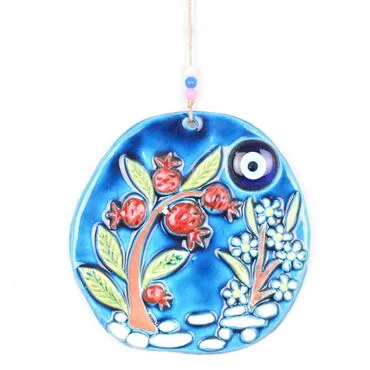 Tree Themed Nautical Ceramics Fourth Size Wall Hanging - 3