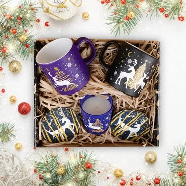 Toptan İkili Hello Winter Hediye Kutusu - Standart - 2