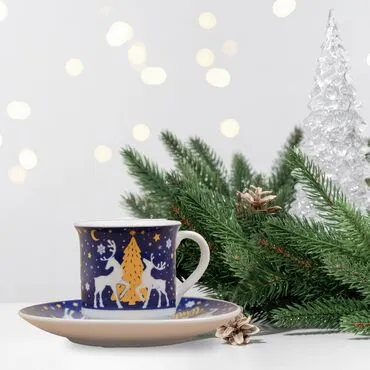 Toptan Hello Winter Karşılıklı Kahve Keyfi Hediye Kutusu - Standart - 2