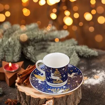 Toptan Hello Winter Karşılıklı Kahve Keyfi Hediye Kutusu - Standart - 5