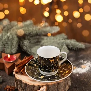 Wholesale Christmas Themed Mutual Coffee Delight Gift Box - Standart - 3