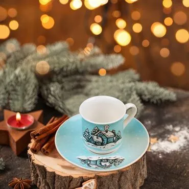 Wholesale Teddy Bears Coffee Time Gift Box - Standart - 5