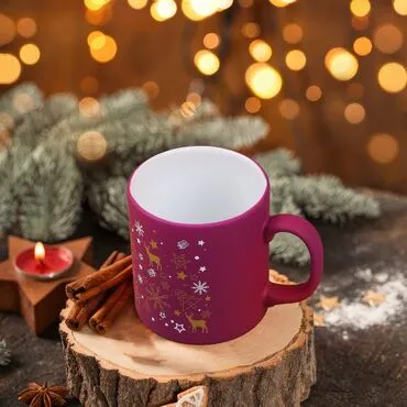 Wholesale Christmas Themed Gift Box Purple - Standart - 3