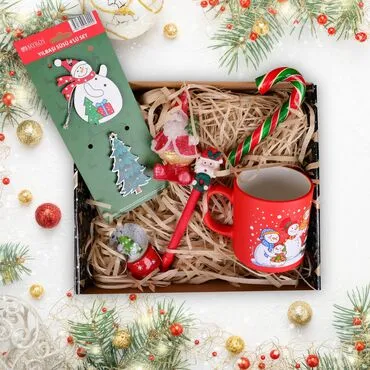 Wholesale Snowman Santa Claus Gift Box - Standart - 2