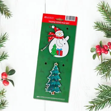 Wholesale Snowman Santa Claus Gift Box - Standart - 5
