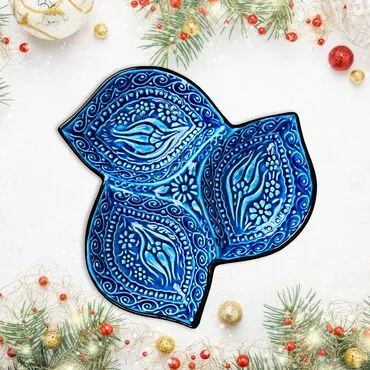 Wholesale New Year Special Ceramic Set Blue - Standart - 5