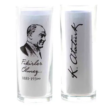 Ataturk Themed Custom Printed Raki-Ouzo Glass - 5