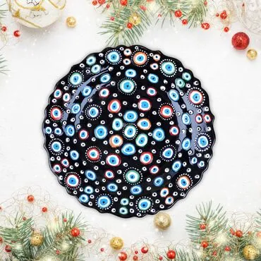 Wholesale 30 Cm Embossed Plate Evil Eye