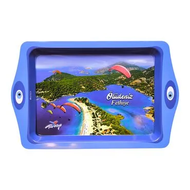 Wholesale Dead Sea Themed Mini Metal Tray (25*16 Cm)