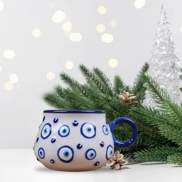 Wholesale Evil Eye Curved Mug