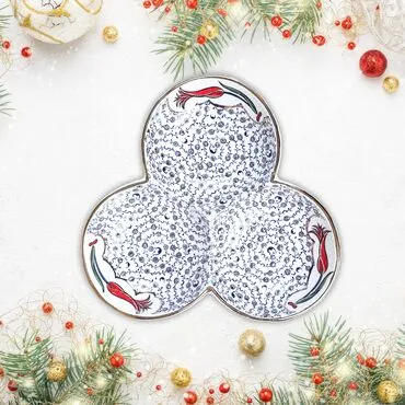 Wholesale Gold Series 3-Piece Large Round Chinese Cookie Tin
